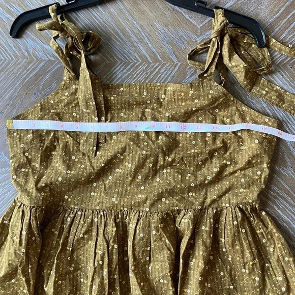 NWT Madewell Rosalie Tie Strap Top In Daisy Stitch Medium - Picture 12 of 12